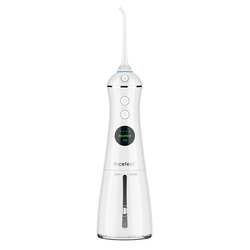 6+ Chế độ làm việc Máy phun nước điện IPX7 300ml Vệ sinh răng miệng Máy kích thích răng Làm trắng răng Nước chỉ nha khoa Chỉ nha khoa