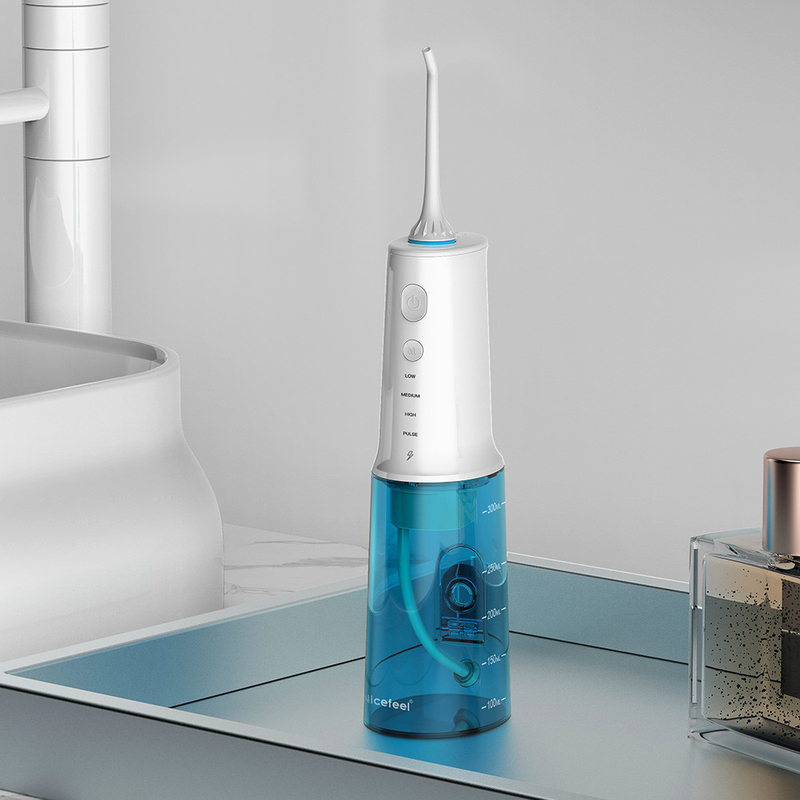 Nicefeel Chăm sóc răng miệng Máy súc miệng không dây cầm tay Bình chứa nước 300ml Mạnh mẽ