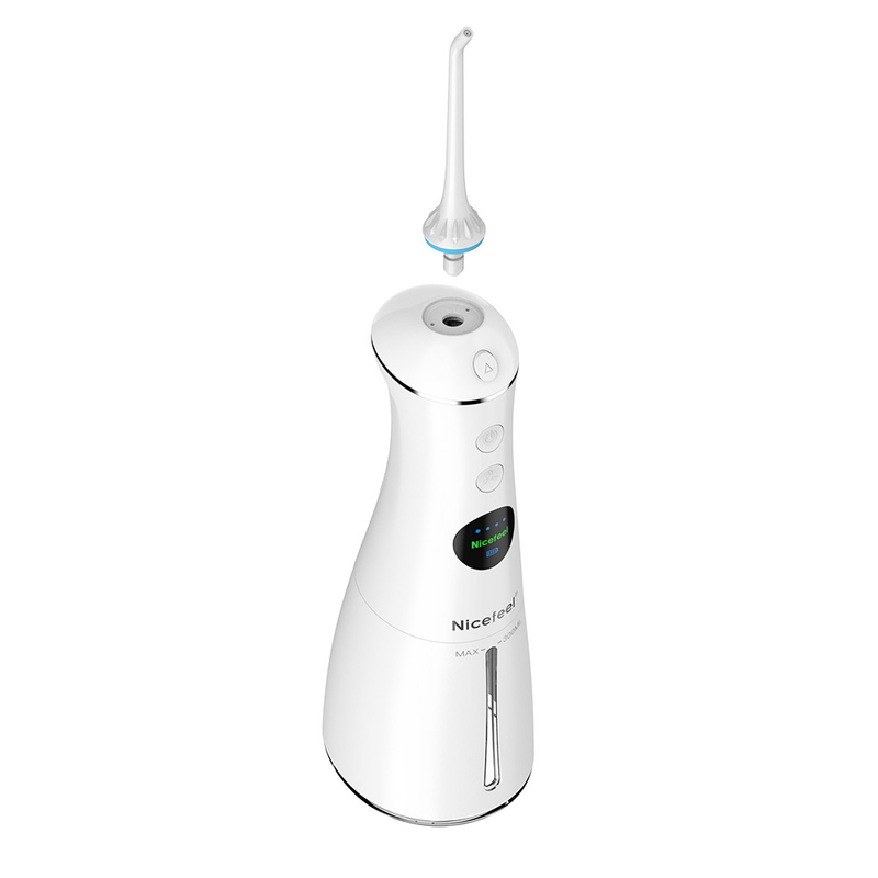 Máy tăm nước không dây dùng điện 300ml, 6 chế độ làm việc Máy chỉ nha khoa tia nước