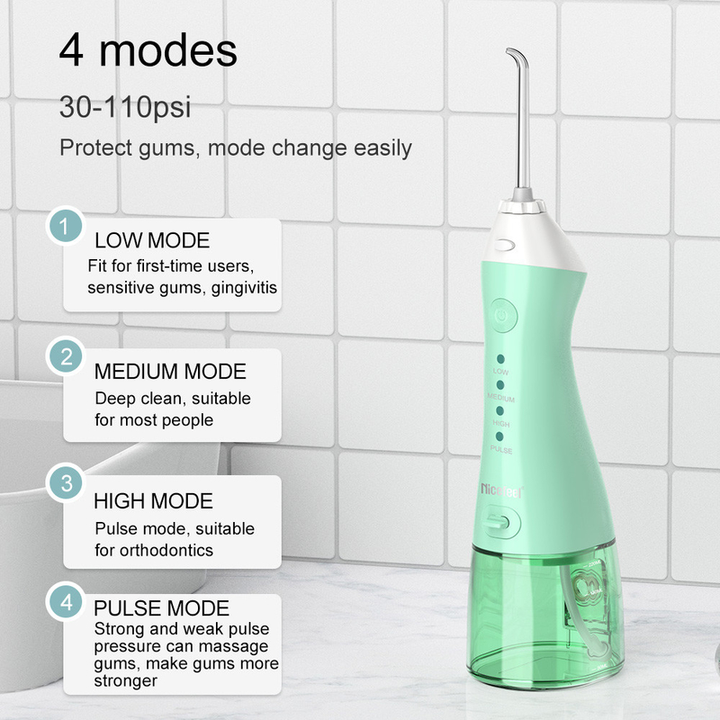 Trang chủ Du lịch 300ML IPX7 Máy tưới tiêu nha khoa không dây chống thấm nước di động