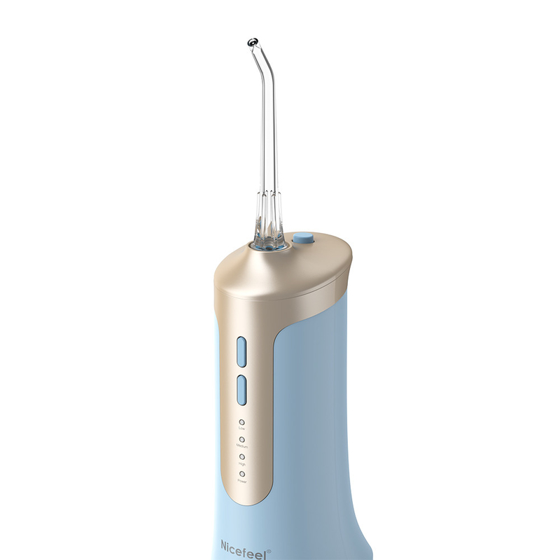 Máy làm sạch răng Máy tăm nước cầm tay không dây Electric Water Jet IPX7 300ml