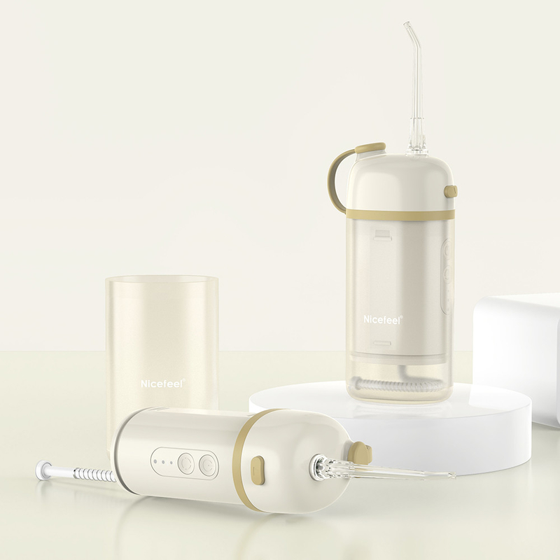 IPX7 Electric Dental Jet Cordless Type C Máy tăm nước mini di động Máy làm sạch răng