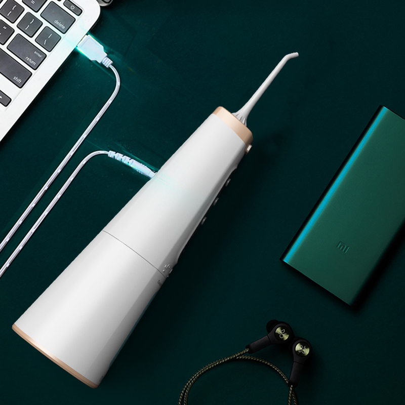 Máy tăm nước vệ sinh răng miệng Ozone trắng 0,5kg Máy tăm nước chăm sóc răng miệng sử dụng tại nhà