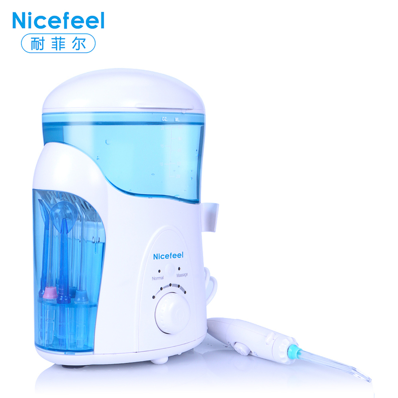 Máy tăm nước du lịch cầm tay với chất liệu ABS Bộ chuyển đổi 1A và áp suất nước 30-125PSI