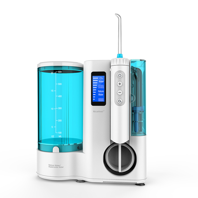 Ozone trắng nước tưới răng nước nha khoa Flosser 240V Với đèn LED áp suất cao