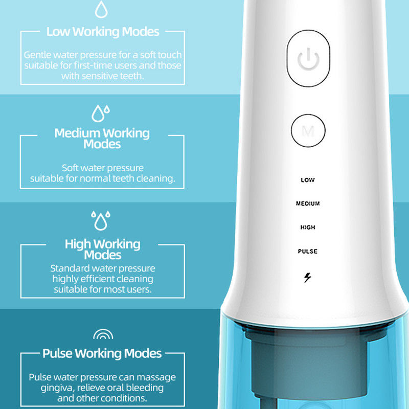 máy tưới miệng điện DIY Water Flosser chăm sóc răng miệng pin tuổi thọ cực cao