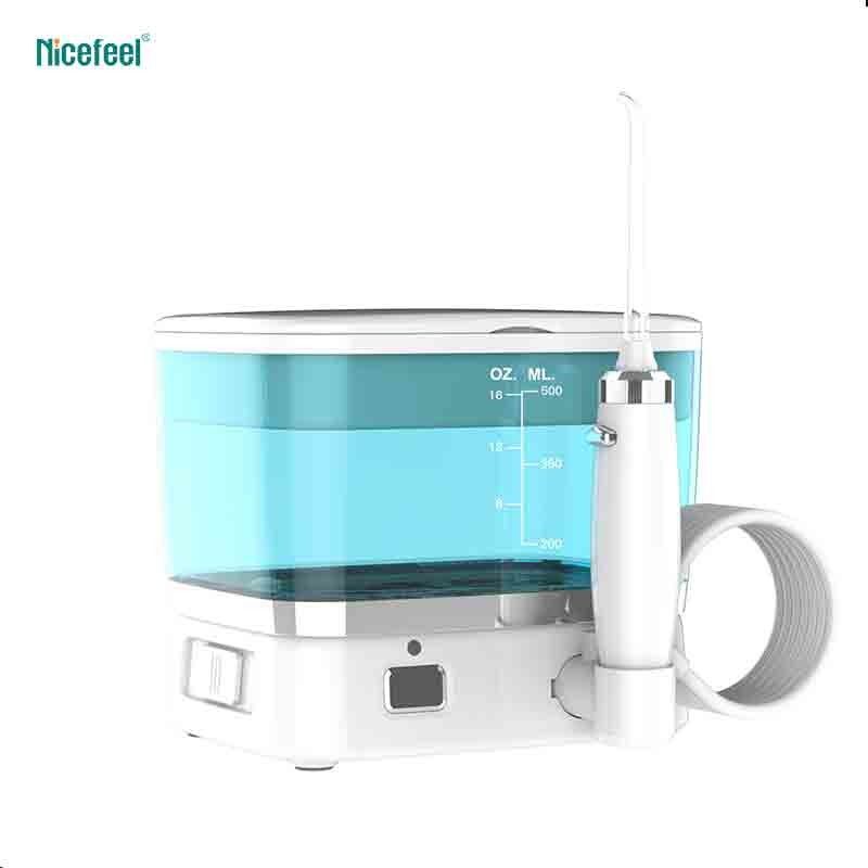 Máy tăm nước có thể sạc lại không dây Nicefeel di động với bình chứa nước 500ml