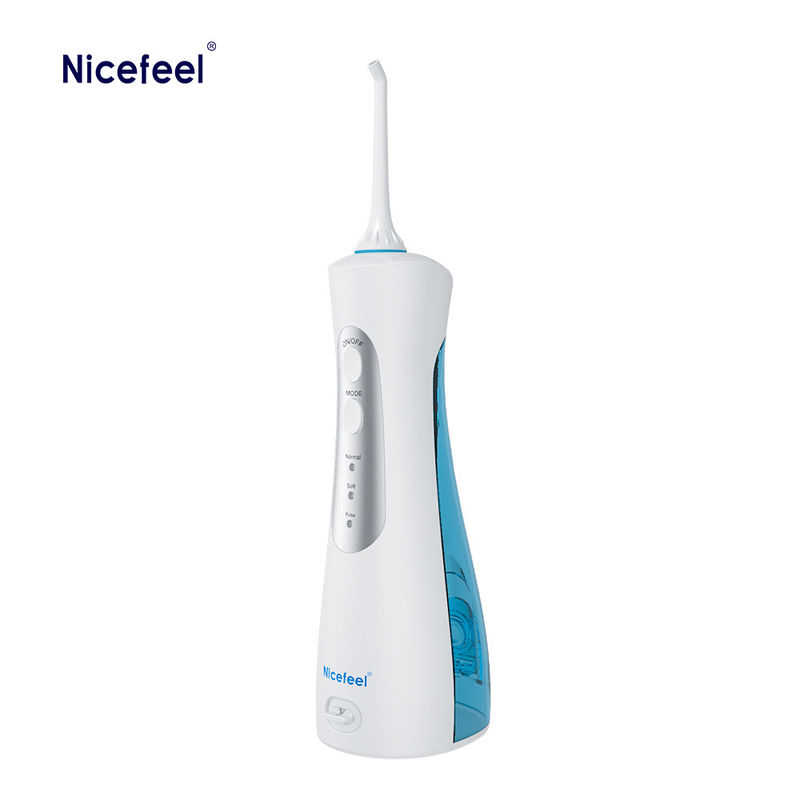 Máy tăm nước thông minh 150ml màu trắng với đầu phun tia làm sạch răng