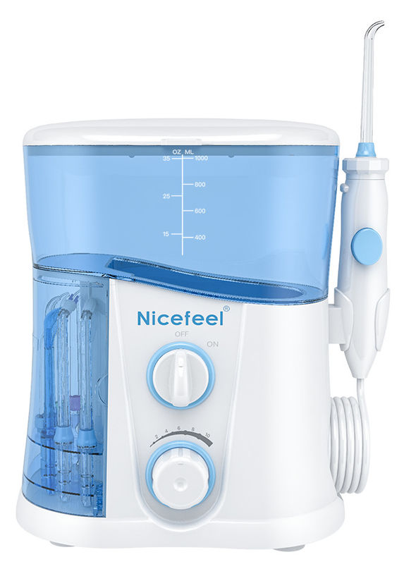 Áp suất có thể điều chỉnh Chăm sóc răng miệng Máy tăm nước Lấy nước Làm sạch răng với chức năng UV