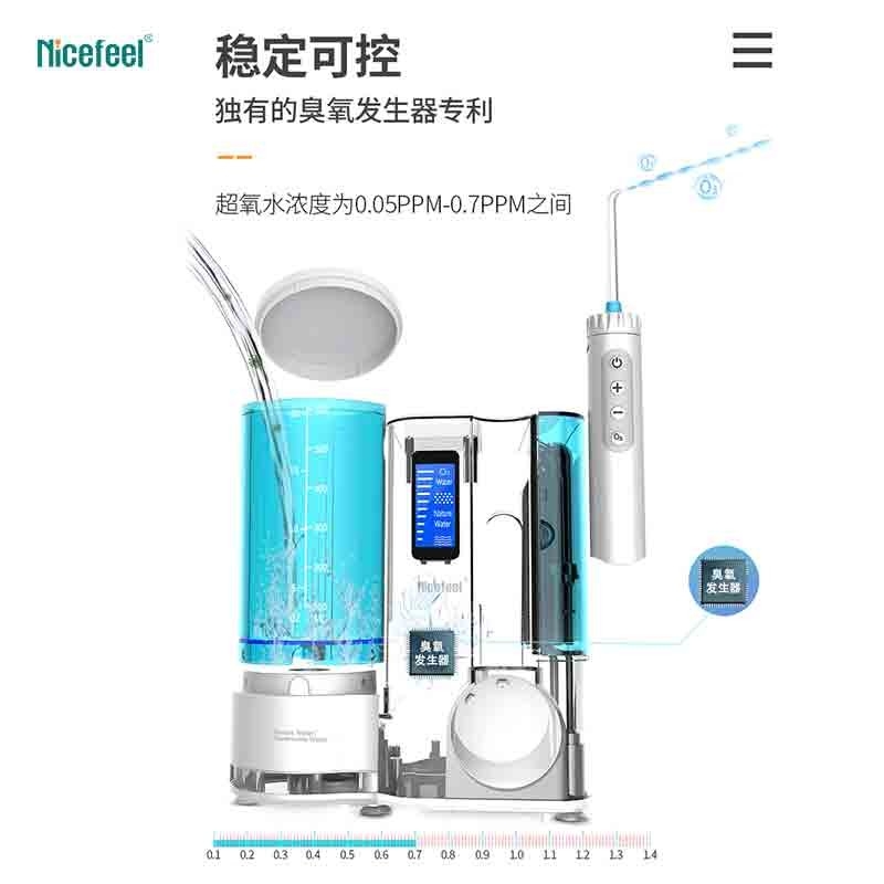 600ml Mặt bàn bồn chứa Nicefeel Máy súc miệng để chăm sóc răng miệng hàng ngày